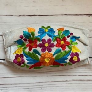 FACE MASK 🌺 MEXICAN EMBROIDERED